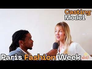 Model Reflects Moments Before Selection – Paris Fashion Week Casting