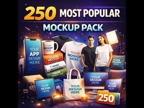 250 Most Popular Mockups Every Designer Can’t Miss