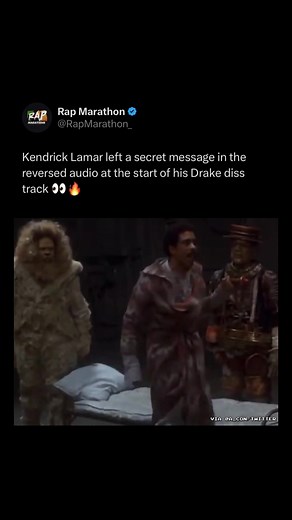 The reversed audio at the start of Kendrick's Drake diss track has a secret message 👀🔥 It contains audio from 1978 movie 'The Wiz' where Richard Pryor gets exposed as a