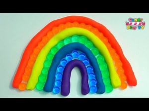 Learn Colors with Play-Doh Rainbow and ORBEEZ | Learn Colours with Paly-Doh and Jelly Balls