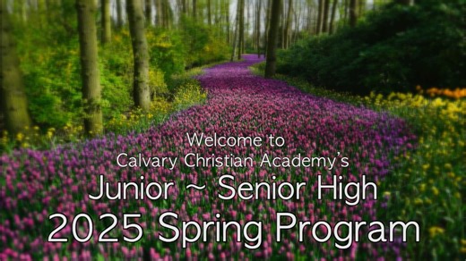 CCA 2025 Jr-Sr High Spring Program