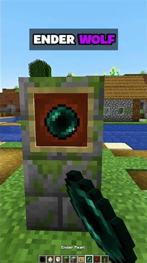 MINECRAFT : SUMMON ENDER WOLF🤯 WAIT FOR IT...#minecraft #shorts