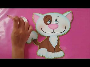 🎁Cómo hacer un GATO en foami🎀 (y empaque de regalo) - Hola Paola