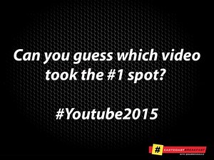 Youtube's top 10 video's for 2015