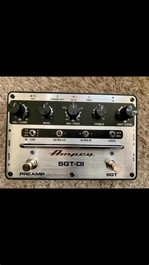 3.2K views · 79 reactions | I rarely need new toys, but I’m excited to put this Ampeg pedal to the test. I’ve used their SCR-DI for quite a while. The new SGT-DI adds some great new features and versatility. Watch out for reviews.  #Ampeg #fretlessmonster | Tony Franklin The Fretless Monster | Facebook