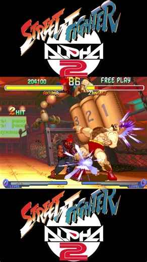 Classic Games Street Fighter Alpha 2 #shorts #finalburnneo #arcade