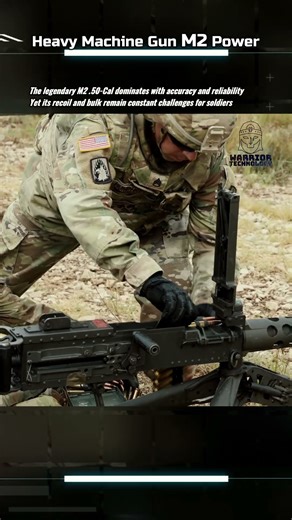 Reloading a 12.7mm machine gun against armored vehicles