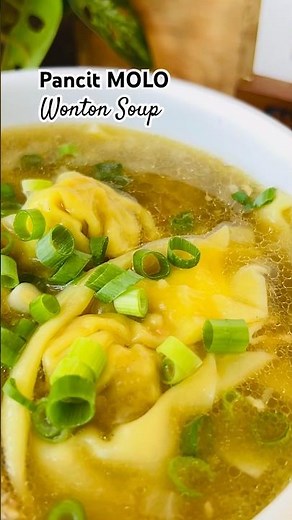 Pancit MOLO recipe | Wonton Soup #pancitmolo #wontonsouprecipe #wontonsoup #food #fypシ #highlights