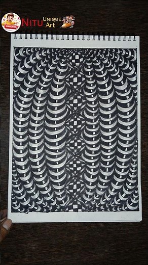 Day 433 - Doodle Art Tutorial Drawing Easy #doodle #zentangle #easy #art #trend #viral #short vedio