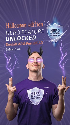 Welcome to Hell-oween 🔥 💀 Where creativity meets precision, and digital sorcery and dental mastery collide! The secret spell? A wicked fusion of #DentalCAD & #PartialCAD—pushing every limit into the unknown. 💜 Powered by the dark arts of @exocad, pick up more tricks at https://exoc.ad/3LicIue Freedom of creativity. Designed by @gabriel Sirbu @protheshit forged in fire by @izno.grillz Summoning spooky smiles with mystical ingredients procured from @3Ddentalstore 🧙‍♂️🦷✨ 🧙‍♂️ Big thanks to @a