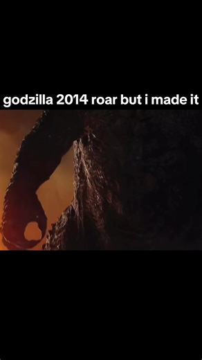 godzilla roar but i made it #godzilla #2014 #idk #viral #loud