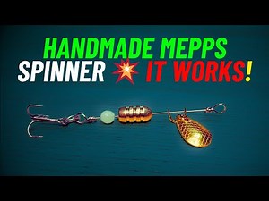 DIY MEPPS Spinner That Actually Catches Fish! 🎣 Handmade Fishing Lure Tutorial