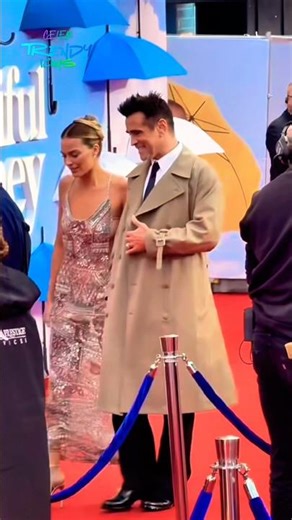 Margot Robbie and Colin Farrell on 'Big Bold Beautiful Journey Red Carpet.