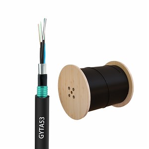 [Hot Item] GYTA53 Double Jacket Armored 4 6 8 12 24 Core Fiber Optic Cable for Outdoor Direct Burial