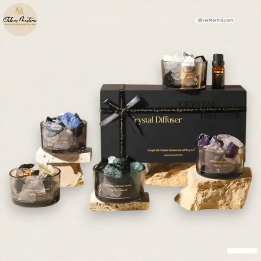 Aroma Crystal Stone Diffuser Review | Natural Scent for Home | Gift Set with Essential Oil