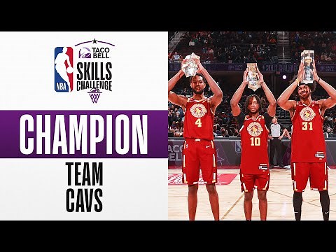 Team Cavs Win in Cleveland #TacoBellSkills 🏆 | 2022 NBA All-Star