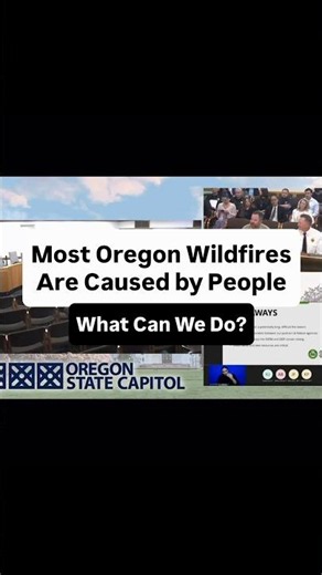 70% of Oregon Wildfires Are Caused by People: How Oregonians Can Help Prevent Fires
