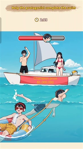 complete the swimming #puzzle #puzzlegame #brainpuzzle #shortsviral