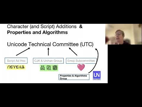 Scripts and Character Encoding