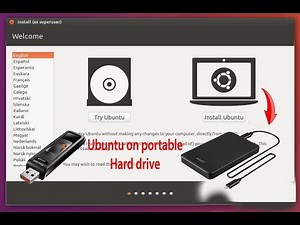 How to install Ubuntu 18.04.2 on portable hard drive or USB flash-drive 2019