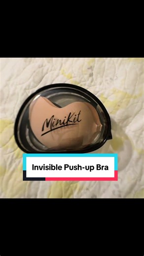 Invisible push-up bra for those fancy dresses! #stickybra #stickyinserts #minikit #invisiblebra #pushupbra
