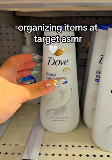 Organizing Items at Target ASMR Experience