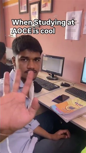 When learning at AOCE is cool 😎