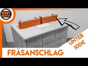 🔥 UNDER 100€! (2/2) Build your own router table easily - Router stop / stop