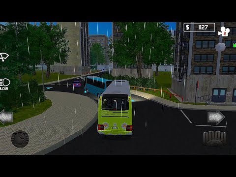 Alkmaar To Amsterdam 84Km Full Rain In Night | Public Transport Simulator Coach Part-74 - PTS Coach