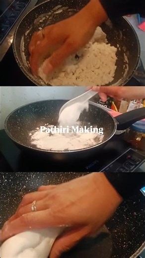 Indonesian Wife Learns to Make Pathiri | Traditional Kerala Flatbread #pathiri