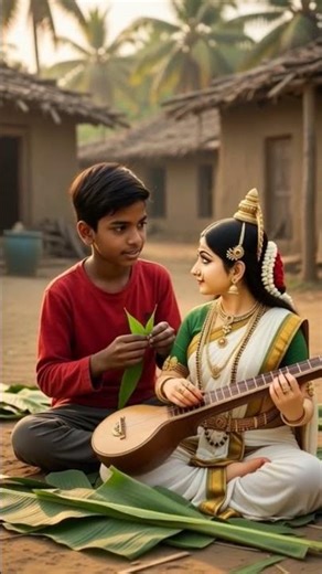 #गरीब बच्चा ने सरस्वती जी को मूर्ति बनाते हुए सरस्वती जी की तरफ देखते हुए देख रहा है #viral #वीडियो