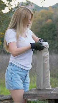 This GIRL Knows How to Set Up Tent