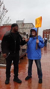 Interview Anti-Trump & Elon protesters | Anthony Harris