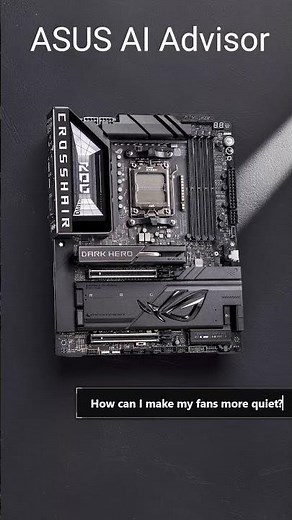 Use ASUS AI Advisor to trigger overclocking, adjust fan speeds, and unlock ASUS-exclusive features