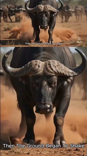 The Power of the Herd- When predators Become prey #wildlife #buffalo