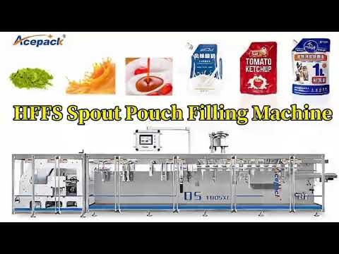 How a Spout Pouch Filling Machine fills liquid? Let’s watch together! #pouchfillingmachine