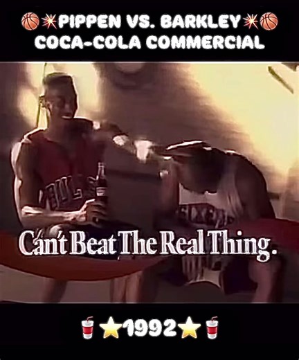1992 Coca-Cola Commercial With Pippen & Barkley 🏀📺⭐️ #nba #1992 #oldschool