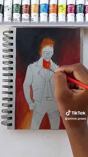 Incredible Ghost Rider Drawing Tutorial