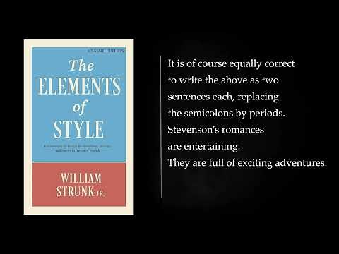 The elements of style by WILLIAM STRUNK, Jr.. Audiobook, full length