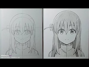 How to draw Hitori Gotou Bocchi the rock step by step