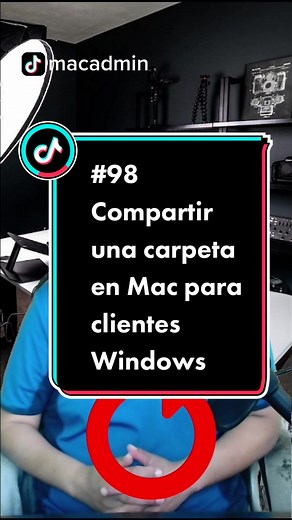 Cómo compartir una carpeta en Mac con mis compañeros que usan Windows #foryou #parati #apple #mac