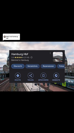 Antwort auf @Yeliz #hamburg #hamburghbf #hamburghauptbahnhof #viral #fyp #fy #googlerezensionen #googlebewertungen #google #bewertungen #rezensionen #hauptbahnhof #hbf #bahnhof #hamburgbahnhof #wallah #junkies #obdachlose