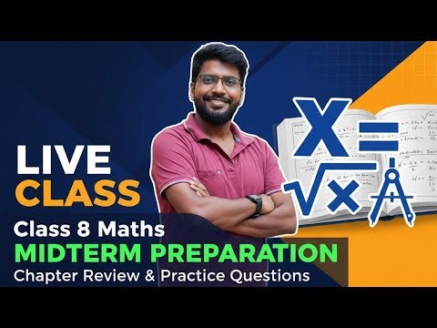 Live Session : Class 8th Maths #maths #vccmaths