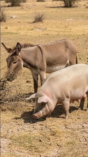 Survival Secrets: What Do Donkeys and Pigs Eat in the Wild?