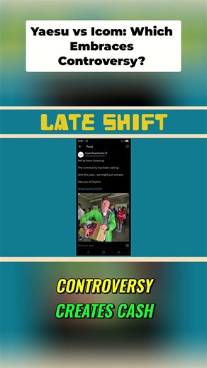 Yaesu vs Icom Controversy Creates Cash!