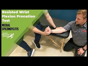 Resisted Wrist Flexion Pronation Test (for Medial Epicondylitis)