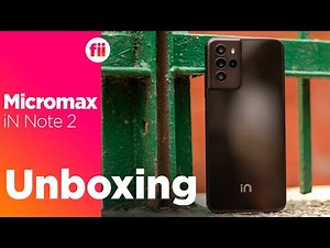 Micromax is back, again! Micromax iN Note 2 unboxing and first impressions [Hindi]