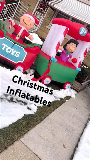 CHARLIE BROWN CHRISTMAS INFLATABLE OUTDOOR CHRISTMAS DECORATIONS & MORE #inflatables #christmas