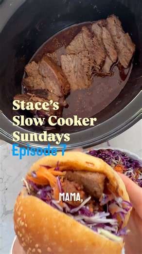 Slow Cooker BBQ Brisket Recipe - Easy & YUM - Perfect for brisket burgers
