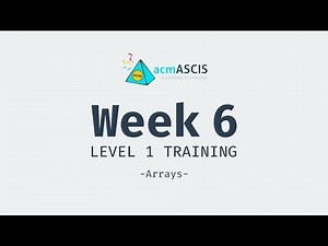 Week 6 - Level 1 Training